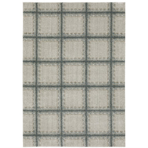 Oriental Weavers Alton 092E9 Transitional/Casual Geometric Polyester Indoor Area Rug Grey/ Teal 9'10" x 12'10" A092E9300390ST