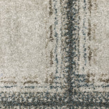 Oriental Weavers Alton 092E9 Transitional/Casual Geometric Polyester Indoor Area Rug Grey/ Teal 9'10" x 12'10" A092E9300390ST