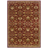 Oriental Weavers Amelia 2331R Traditional/ Floral Polypropylene Indoor Area Rug Red/ Ivory 9'10" x 12'9" A2331R300390ST