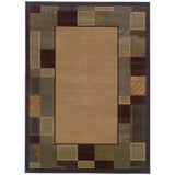 Oriental Weavers Amelia 6993Y Contemporary/ Geometric Polypropylene Indoor Area Rug Beige/ Brown 9'10" x 12'9" A6993Y300390ST