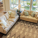 Oriental Weavers Anastasia 68001 Bohemian/Global Abstract Wool Indoor Area Rug Beige/ Ivory 10' x 13' A68001305396ST