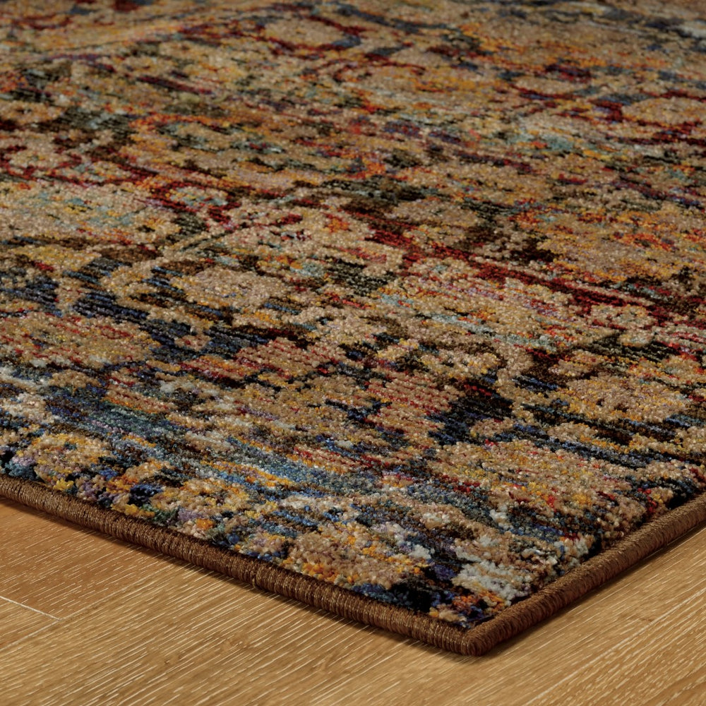 Oriental Weavers Andorra 6836C Traditional/Vintage Abstract Nylon, Polypropylene Indoor Area Rug Multi/ Blue 10' x 13'2" A6836C305400ST