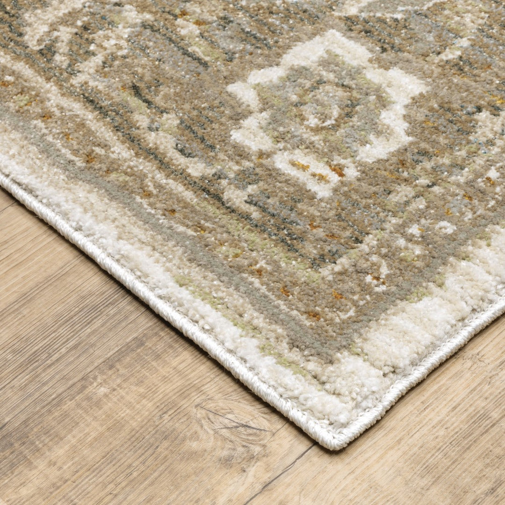 Oriental Weavers Andorra 7939D Traditional/Vintage Oriental Nylon, Polypropylene Indoor Area Rug Beige/ Tan 10' x 13'2" A7939D305400ST