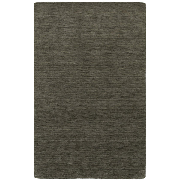 Oriental Weavers Aniston 27102 Contemporary/ Solid Wool Indoor Area Rug Charcoal 8' x 10' A27102244305ST