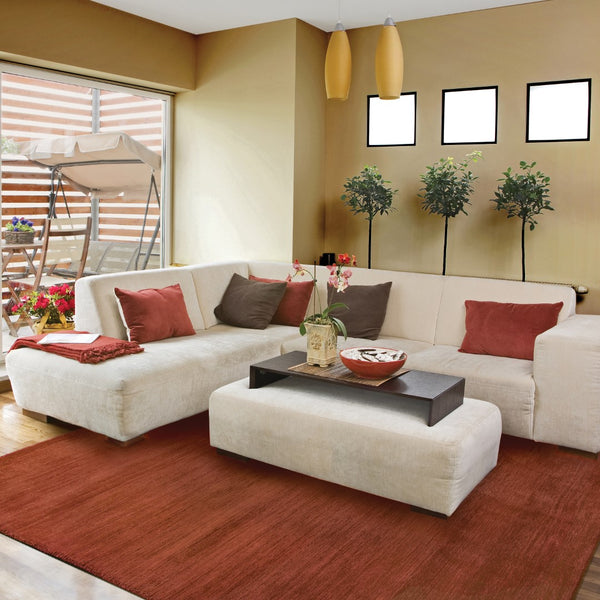 Oriental Weavers Aniston 27103 Contemporary/ Solid Wool Indoor Area Rug Red 6' x 9' A27103183275ST