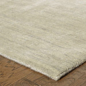 Oriental Weavers Aniston 27107 Contemporary/ Solid Wool Indoor Area Rug Beige 6' x 9' A27107183275ST