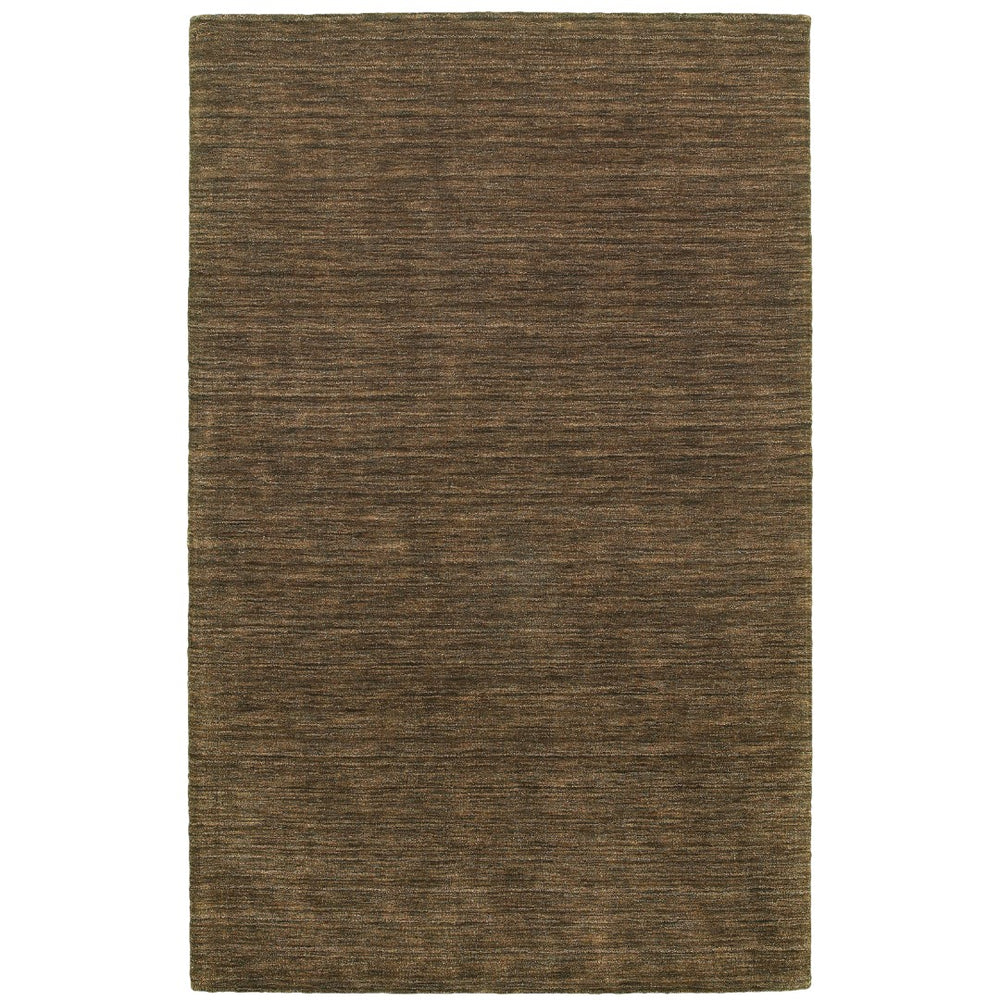 Oriental Weavers Aniston 27109 Contemporary/ Solid Wool Indoor Area Rug Brown 6' x 9' A27109183275ST