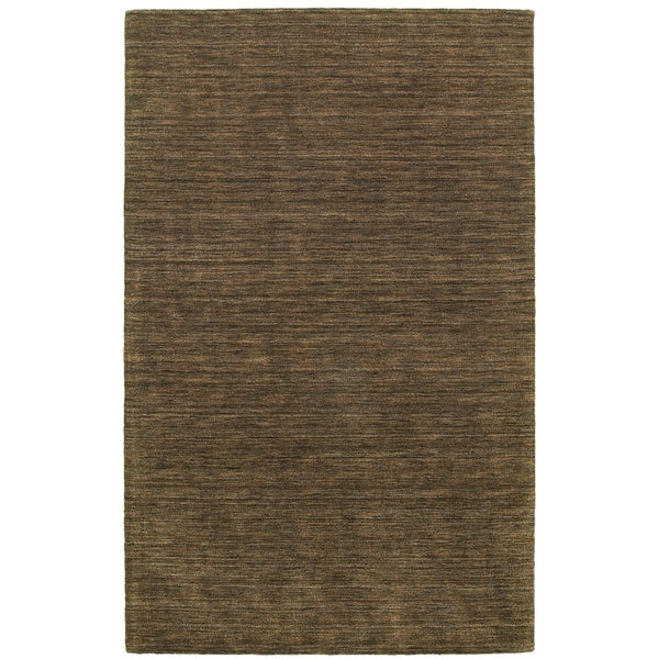 Oriental Weavers Aniston 27109 Contemporary/ Solid Wool Indoor Area Rug Brown 6' x 9' A27109183275ST