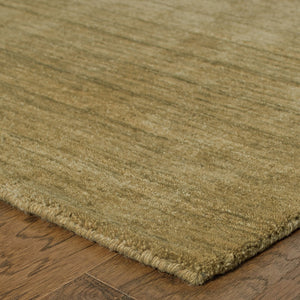 Oriental Weavers Aniston 27110 Contemporary/ Solid Wool Indoor Area Rug Gold 6' x 9' A27110183275ST