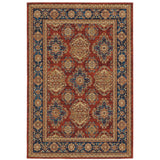 Ankara 1802R Traditional/Vintage Oriental Polypropylene Indoor Area Rug