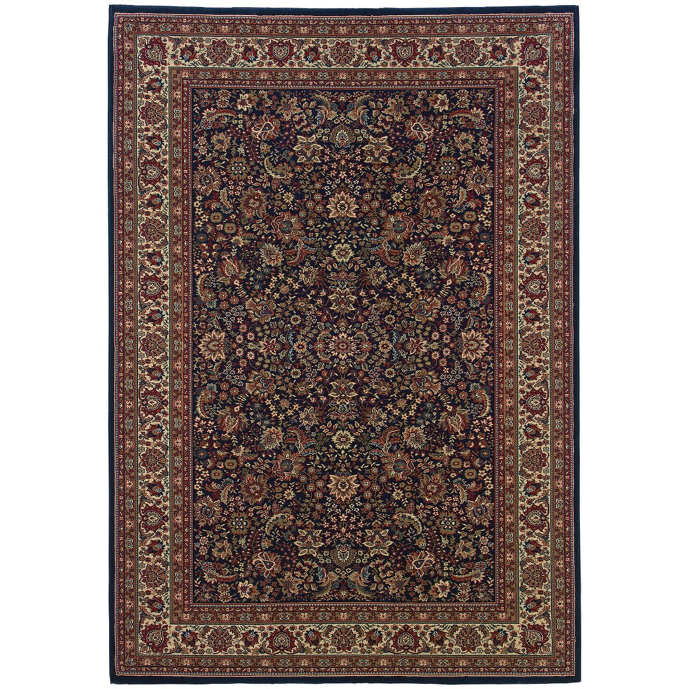 Oriental Weavers Ariana 113B2 Traditional/Persian Oriental Polypropylene Indoor Area Rug Blue/ Red 12' x 15' A113B2360450ST