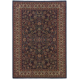 Oriental Weavers Ariana 113B2 Traditional/Persian Oriental Polypropylene Indoor Area Rug Blue/ Red 12' x 15' A113B2360450ST