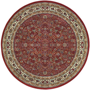 Oriental Weavers Ariana 113R3 Traditional/Persian Oriental Polypropylene Indoor Area Rug Red/ Ivory 8' Round A113R3240240ST
