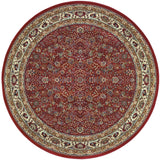 Oriental Weavers Ariana 113R3 Traditional/Persian Oriental Polypropylene Indoor Area Rug Red/ Ivory 8' Round A113R3240240ST