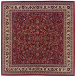 Oriental Weavers Ariana 113R3 Traditional/Persian Oriental Polypropylene Indoor Area Rug Red/ Ivory 8' Square A113R3240240SQ