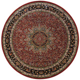 Oriental Weavers Ariana 116R3 Traditional/Persian Oriental Polypropylene Indoor Area Rug Red/ Blue 8' Round A116R3240240ST