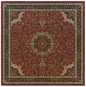 Oriental Weavers Ariana 116R3 Traditional/Persian Oriental Polypropylene Indoor Area Rug Red/ Blue 8' Square A116R3240240SQ