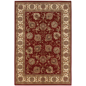 Oriental Weavers Ariana 117C3 Traditional/ Oriental Polypropylene Indoor Area Rug Red/ Ivory 8' Square A117C3240240SQ