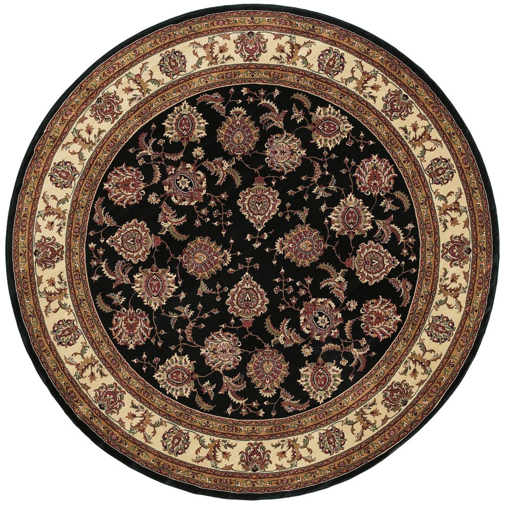 Oriental Weavers Ariana 117D3 Traditional/ Oriental Polypropylene Indoor Area Rug Brown/ Ivory 8' Square A117D3240240SQ