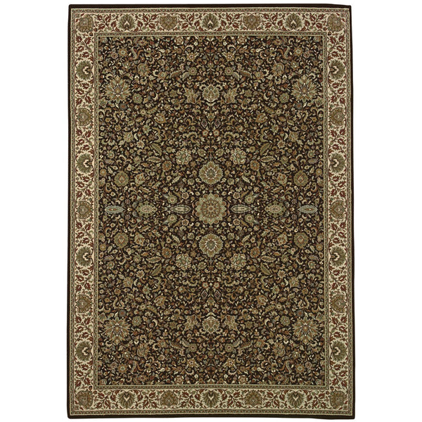 Oriental Weavers Ariana 172D2 Traditional/Persian Oriental Polypropylene Indoor Area Rug Brown/ Ivory 12' x 15' A172D2360450ST