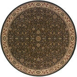 Oriental Weavers Ariana 172D2 Traditional/Persian Oriental Polypropylene Indoor Area Rug Brown/ Ivory 8' Round A172D2240240ST