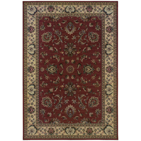 Oriental Weavers Ariana 311C3 Traditional/Persian Oriental Polypropylene Indoor Area Rug Red/ Ivory 12' x 15' A311C3360450ST