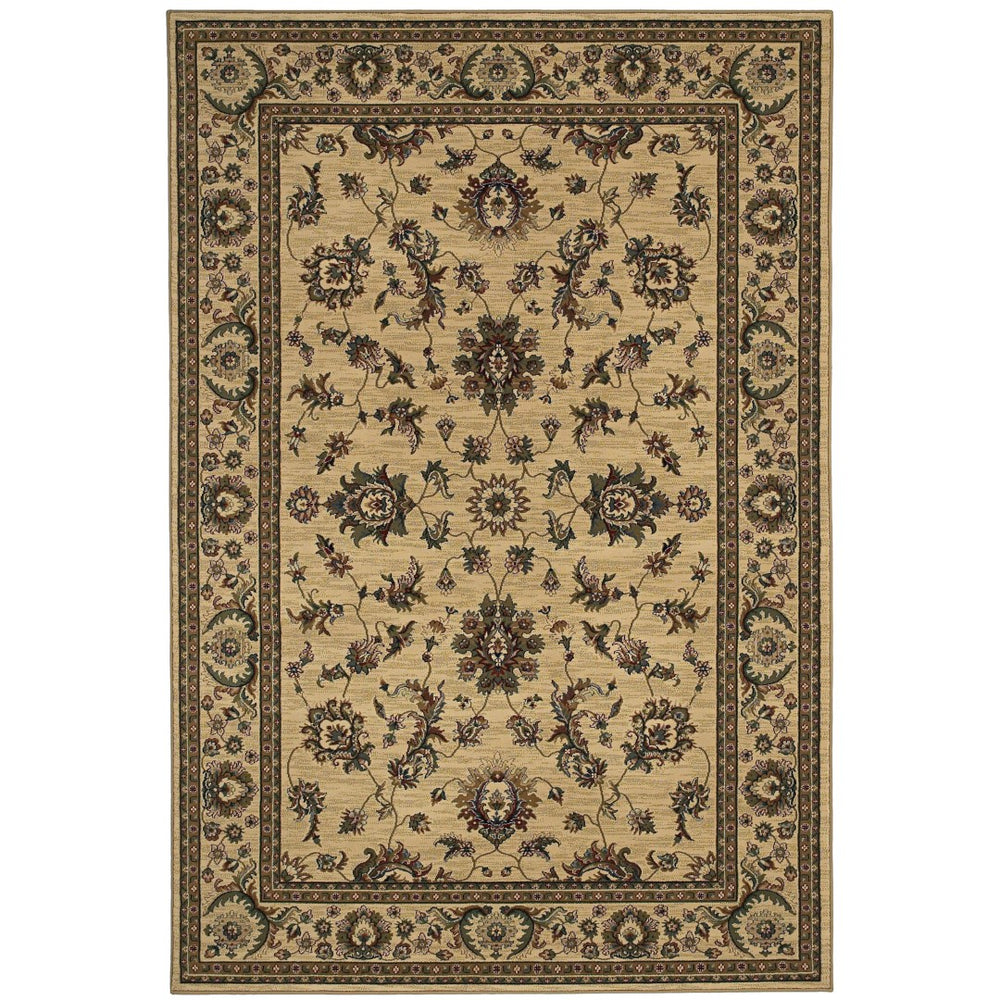 Oriental Weavers Ariana 311I3 Traditional/Persian Oriental Polypropylene Indoor Area Rug Ivory/ Green 12' x 15' A311I3360450ST