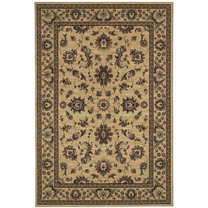 Oriental Weavers Ariana 311I3 Traditional/Persian Oriental Polypropylene Indoor Area Rug Ivory/ Green 12' x 15' A311I3360450ST
