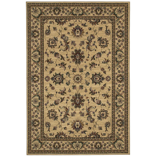 Oriental Weavers Ariana 311I3 Traditional/Persian Oriental Polypropylene Indoor Area Rug Ivory/ Green 12' x 15' A311I3360450ST
