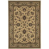 Oriental Weavers Ariana 311I3 Traditional/Persian Oriental Polypropylene Indoor Area Rug Ivory/ Green 12' x 15' A311I3360450ST