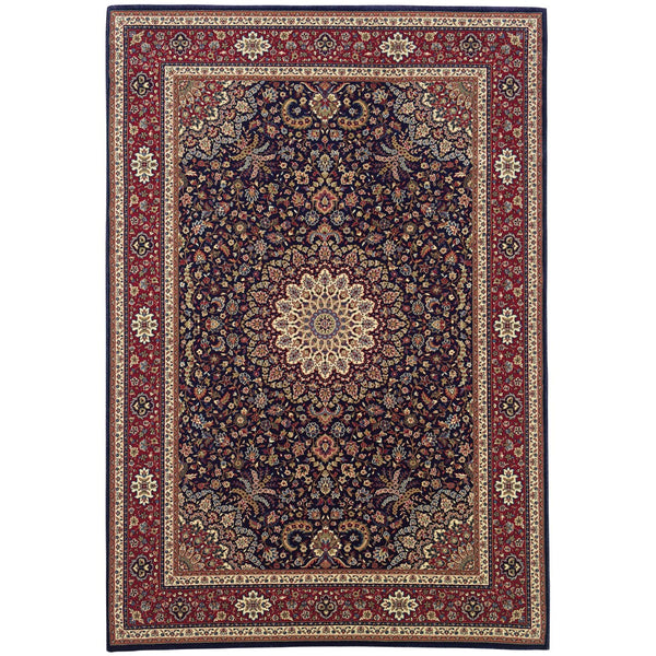 Oriental Weavers Ariana 095B3 Traditional/Persian Oriental Polypropylene Indoor Area Rug Blue/ Red 12' x 15' A095B3360450ST