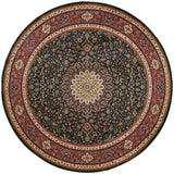 Oriental Weavers Ariana 095B3 Traditional/Persian Oriental Polypropylene Indoor Area Rug Blue/ Red 8' Round A095B3240240ST