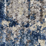 Oriental Weavers Aspen 2060L Shag/Contemporary Abstract Polyester Indoor Area Rug Blue/ Grey 6'7" x 9'6" A2060L200290ST