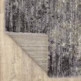 Oriental Weavers Aspen 2060W Shag/Contemporary Abstract Polyester Indoor Area Rug Grey/ Ivory 7'10" x 10'10" A2060W240330ST