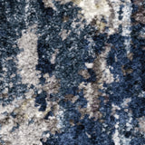 Oriental Weavers Aspen 2061L Shag/Contemporary Abstract Polyester Indoor Area Rug Grey/ Blue 9'10" x 12'10" A2061L300390ST