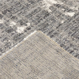 Oriental Weavers Aspen 003H9 Shag/Contemporary Abstract Polyester Indoor Area Rug Grey/ Ivory 7'10" x 10'10" A003H9240330ST