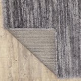 Oriental Weavers Aspen 829E9 Shag/Contemporary Solid Polyester Indoor Area Rug Grey 9'10" x 12'10" A829E9300390ST