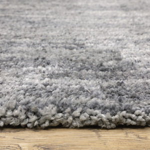 Oriental Weavers Aspen 829E9 Shag/Contemporary Solid Polyester Indoor Area Rug Grey 9'10" x 12'10" A829E9300390ST