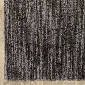 Oriental Weavers Aspen 829K9 Shag/Contemporary Solid Polyester Indoor Area Rug Charcoal 9'10" x 12'10" A829K9300390ST