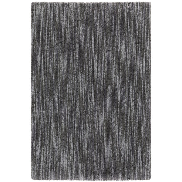 Oriental Weavers Aspen 829K9 Shag/Contemporary Solid Polyester Indoor Area Rug Charcoal 9'10" x 12'10" A829K9300390ST