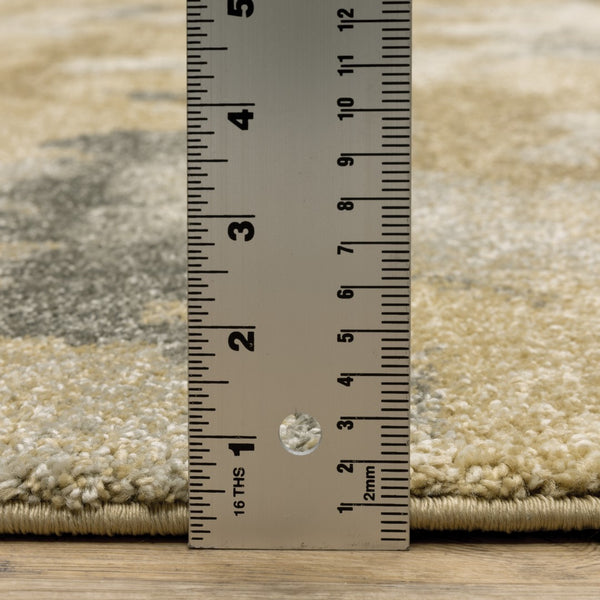 Oriental Weavers Astor 2268Z Contemporary/ Abstract Polypropylene Indoor Area Rug Beige/ Gold 9'10" x 12'10" A2268Z300390ST