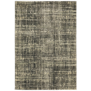 Oriental Weavers Astor 2541M Contemporary/Industrial Abstract Polypropylene Indoor Area Rug Charcoal/ Beige 7'10" x 10'10" A2541M240330ST