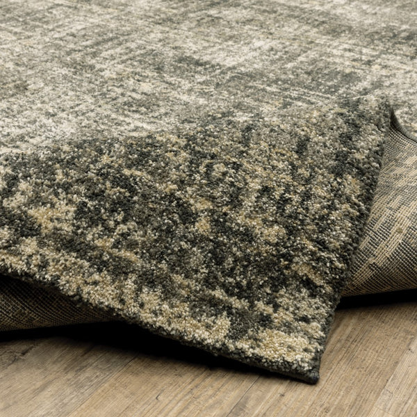 Oriental Weavers Astor 2541M Contemporary/Industrial Abstract Polypropylene Indoor Area Rug Charcoal/ Beige 7'10" x 10'10" A2541M240330ST