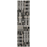 Oriental Weavers Atlas 752C0 Contemporary/ Geometric Nylon, Polypropylene Indoor Area Rug Black/ Grey 2'6" x 12' A752C0076365ST