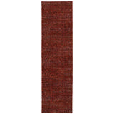 Oriental Weavers Atlas 8033K Transitional/Industrial Solid Nylon, Polypropylene Indoor Area Rug Red/ Rust 2'6" x 12' A8033K076365ST