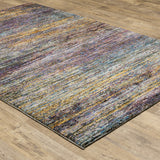 Oriental Weavers Atlas 8037B Transitional/Industrial Abstract Nylon, Polypropylene Indoor Area Rug Multi-colored 10' x 13'2" A8037B305400ST