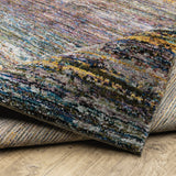 Oriental Weavers Atlas 8037B Transitional/Industrial Abstract Nylon, Polypropylene Indoor Area Rug Multi-colored 2'6" x 12' A8037B076365ST