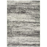 Oriental Weavers Atlas 8037G Transitional/Industrial Abstract Nylon, Polypropylene Indoor Area Rug Ash/ Charcoal 5'3" x 7'3" A8037G160230ST