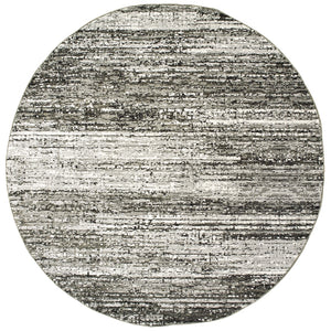Oriental Weavers Atlas 8037G Transitional/Industrial Abstract Nylon, Polypropylene Indoor Area Rug Ash/ Charcoal 7'10" Round A8037G240RDST