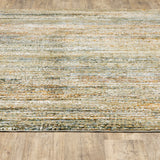 Oriental Weavers Atlas 8037J Transitional/Industrial Abstract Nylon, Polypropylene Indoor Area Rug Gold/ Green 10' x 13'2" A8037J305400ST